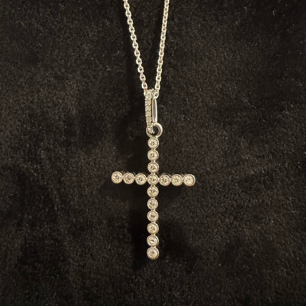 Swarovski cross necklace